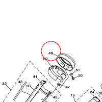 YAMAHA - CAP, SILENCER nr: 5YU147870300