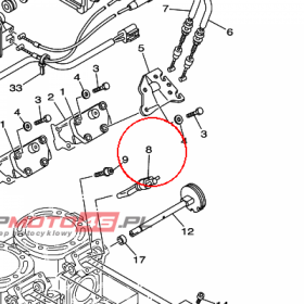 YAMAHA - VALVE ASSY. nr: 60T1131S0000