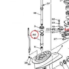 YAMAHA - WALEK KRZYWKOWY nr: 61N441500000