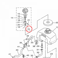 YAMAHA - HOOK, CHAIN BALL nr: 624246340000