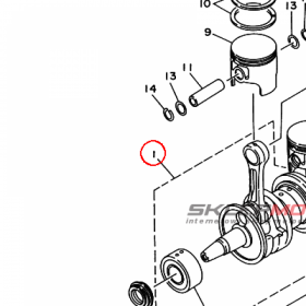 YAMAHA - WAL KORB. nr: 62T114000200
