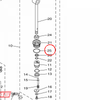 YAMAHA - O-RING nr: 62X438620000