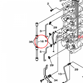 YAMAHA - ROD, CHOKE nr: 62Y145854000