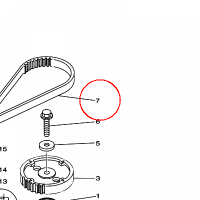 YAMAHA - PAS NAPEDOWY nr: 62Y462410000