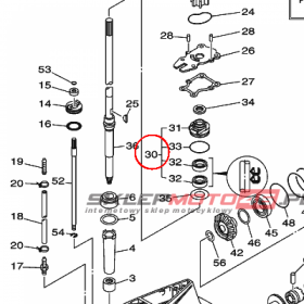 YAMAHA - WATER PUMP HOUSING ASSY nr: 63DW44340000 > 63BY429HK100