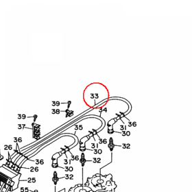 YAMAHA - TUBE, CORD nr: 63M823510000