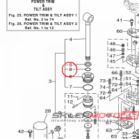 YAMAHA - O-RING nr: 63P438631000