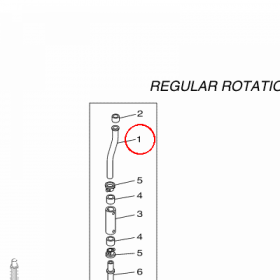 YAMAHA - TUBE, WATER nr: 63P443610000