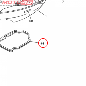 YAMAHA - RUBBER, SEAL 1 nr: 63V427160200