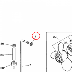 YAMAHA - WATER SEAL nr: 63V443651000 > 63V443651100
