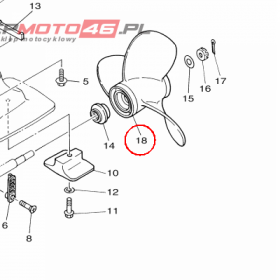 YAMAHA - SRUBA NAPEDOWA nr: 63V459451000