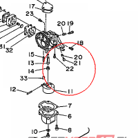 YAMAHA - DYSZA nr: 648143422600