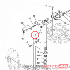 YAMAHA - CAM, TRIM SENDER nr: 64E431391100