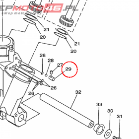 YAMAHA - VALVE SEAT nr: 64E4382G0000