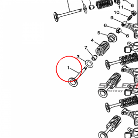 YAMAHA - zawor dolot. nr: 64J121110000
