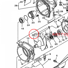 YAMAHA - WIRNIK POMPY nr: 65RR13211200