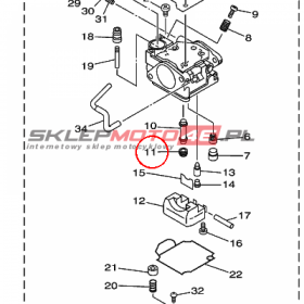 YAMAHA - DYSZA nr: 65W149437900