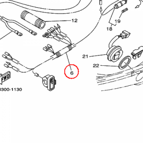 YAMAHA - WIAZKA PRZEW. EL. nr: 65W825904000