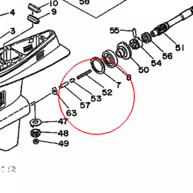 YAMAHA - TULEJA SLIZG. nr: 663456340000