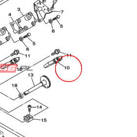 YAMAHA - VALVE ASSY. nr: 66E1131S0300