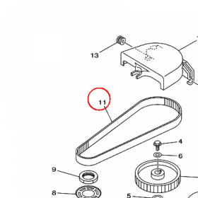 YAMAHA - PAS NAPEDOWY nr: 66M462410000