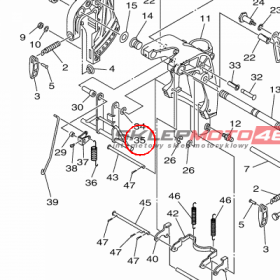 YAMAHA - RECEIVER ASSY nr: 66T433501000