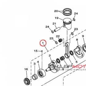 YAMAHA - WAL KORB. nr: 66V114000000
