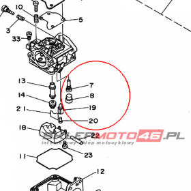YAMAHA - RUBBER CAP nr: 679149660000