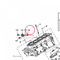 YAMAHA - ANODA nr: 67F113250100