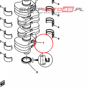 YAMAHA - WAL KORBOWY nr: 67F114110000