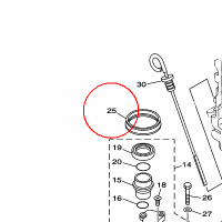 YAMAHA - SEAL nr: 67F133380000