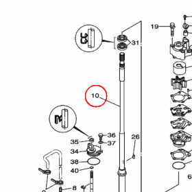 YAMAHA - WAL NAPEDOWY nr: 67F455011000