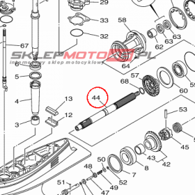 YAMAHA - WAL SRUBY NAPED. nr: 67F456110100
