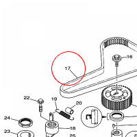 YAMAHA - PAS NAPEDOWY nr: 67F-46241-00-00 > 67F462410000