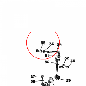 YAMAHA - JOINT, LINK 2 nr: 682412370000