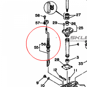 YAMAHA - OSLONA GUM. nr: 682441470000
