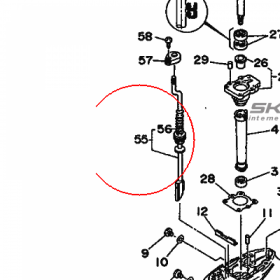 YAMAHA - WALEK KRZYWKOWY nr: 682441500000