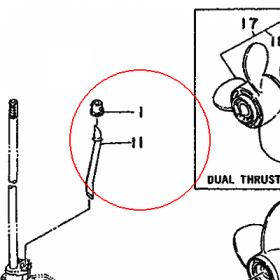 YAMAHA - TUBE, WATER nr: 682443611000