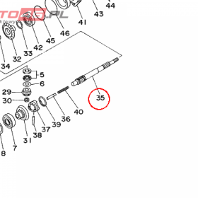YAMAHA - WAL SRUBY NAPED. nr: 683456110000