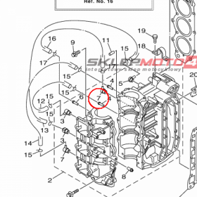 YAMAHA - CHECK VALVE ASSY nr: 688113700100