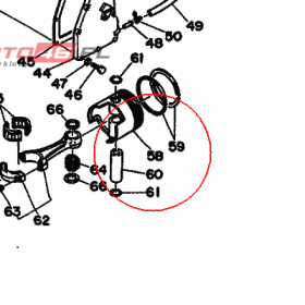 YAMAHA - tlok nr: 688116310295