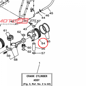 YAMAHA - tlok nr: 688116310394