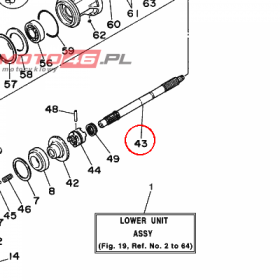 YAMAHA - WAL SRUBY NAPED. nr: 688456110000