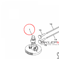 YAMAHA - WALEK ROZRZ. nr: 68DE21700000