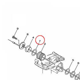 YAMAHA - WASHER, 2 nr: 68DG21820000