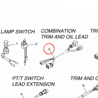 YAMAHA - KABEL WYS. NAP. nr: 68F825535000