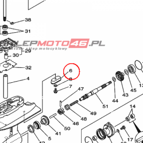 YAMAHA - ANODA nr: 68T452510000