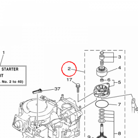 YAMAHA - ROZRUSZNIK nr: 68T818000000