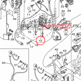 YAMAHA - RELAY ASSY nr: 68V8195B0100