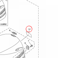 YAMAHA - NAKLEJKA nr: 6AG426772000